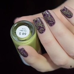 68 Golden Lime, Stamping Neglelak, Colour Alike (u)